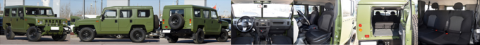 4 Wheel Drive Diesel City SUV Car 4wd Military Jeep For Local Assembly 0